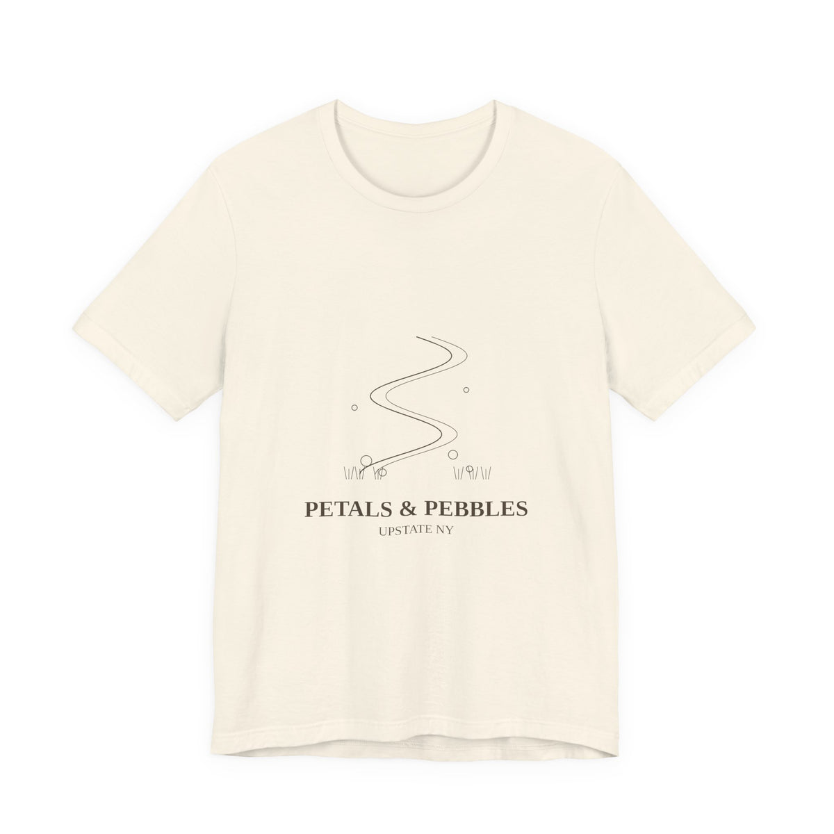 Creek Tee — Petals & Pebbles Upstate NY Unisex T-Shirt – product photo 1 of 8