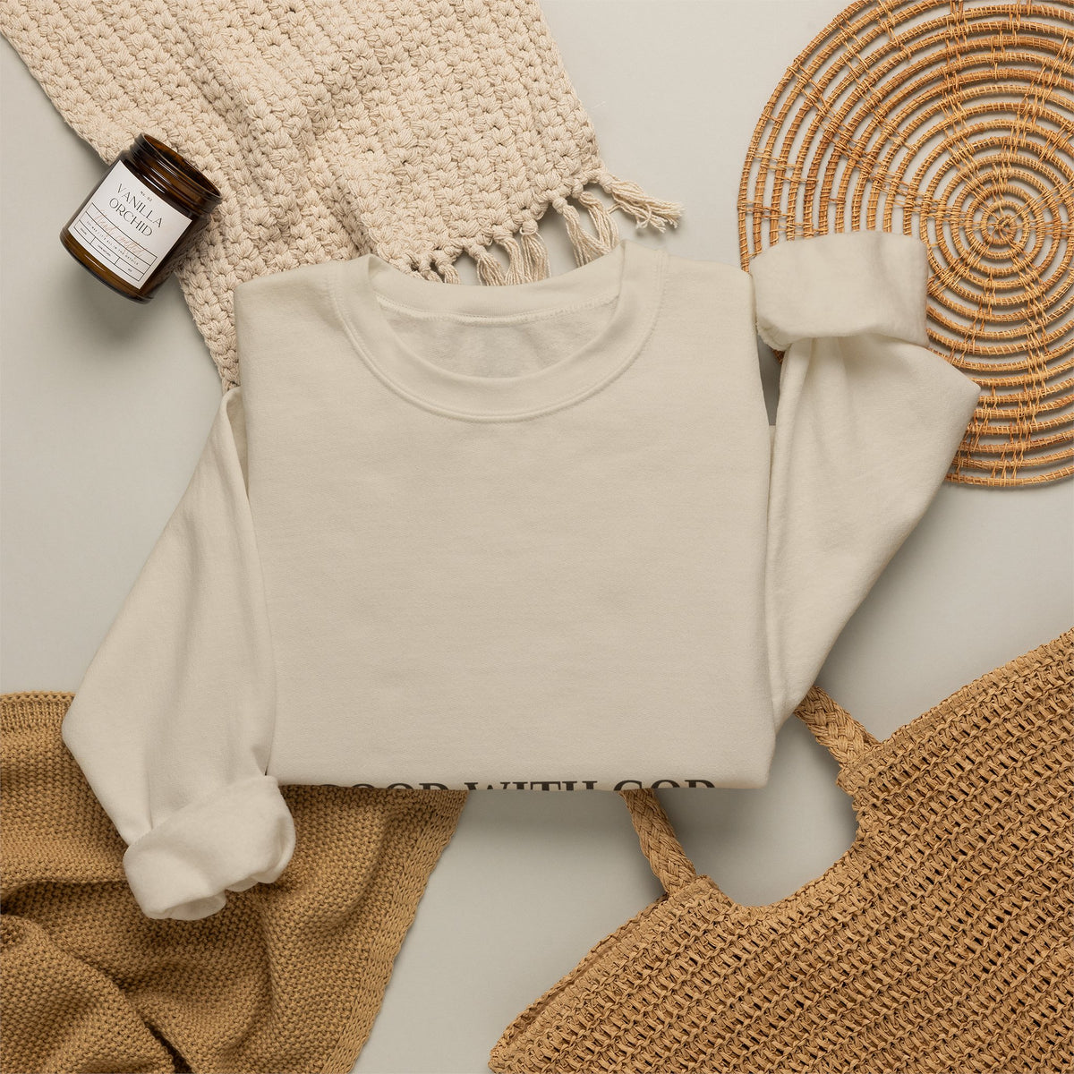 Good With God Crewneck Sweatshirt — T8ertot – product photo 8 of 8