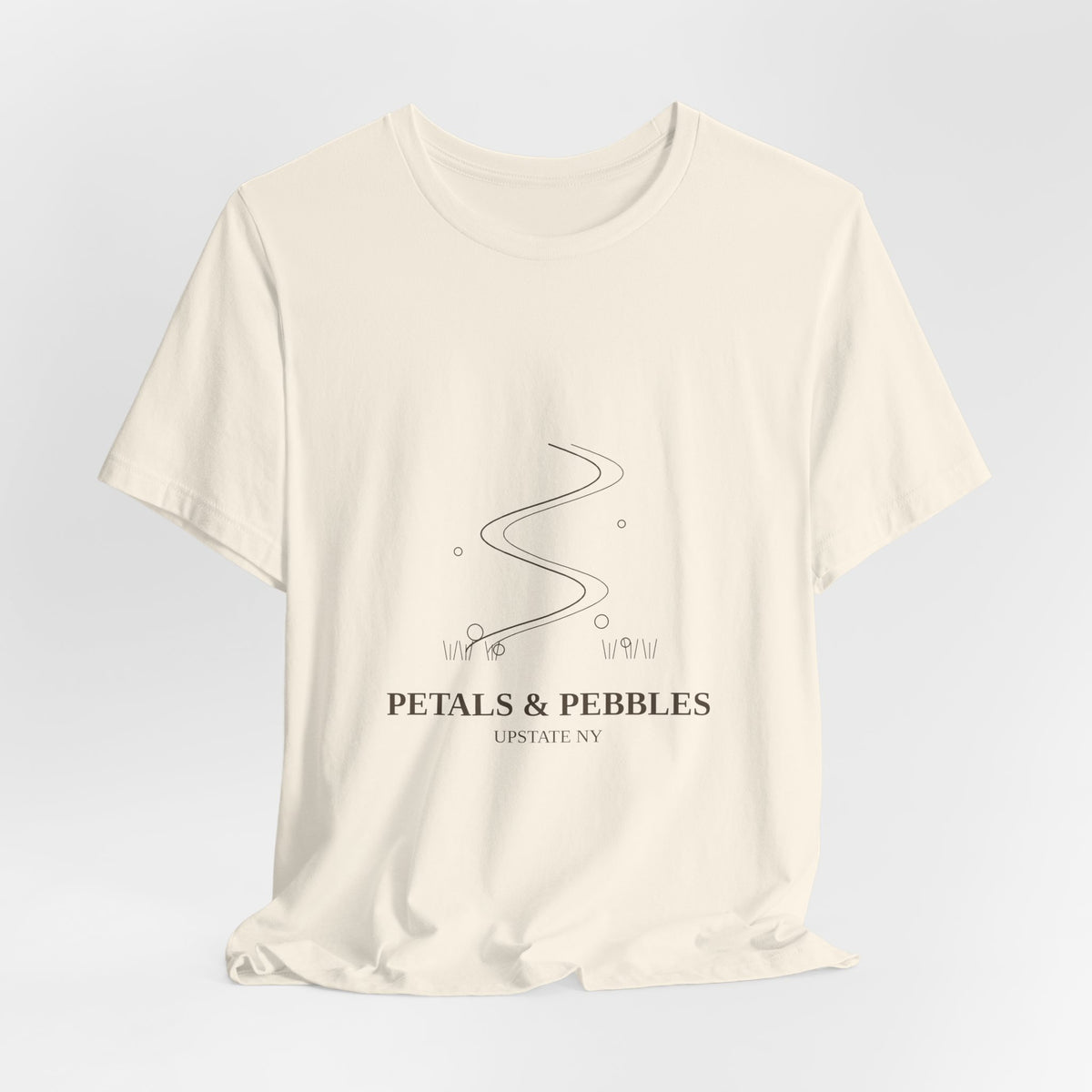Creek Tee — Petals & Pebbles Upstate NY Unisex T-Shirt – product photo 5 of 8