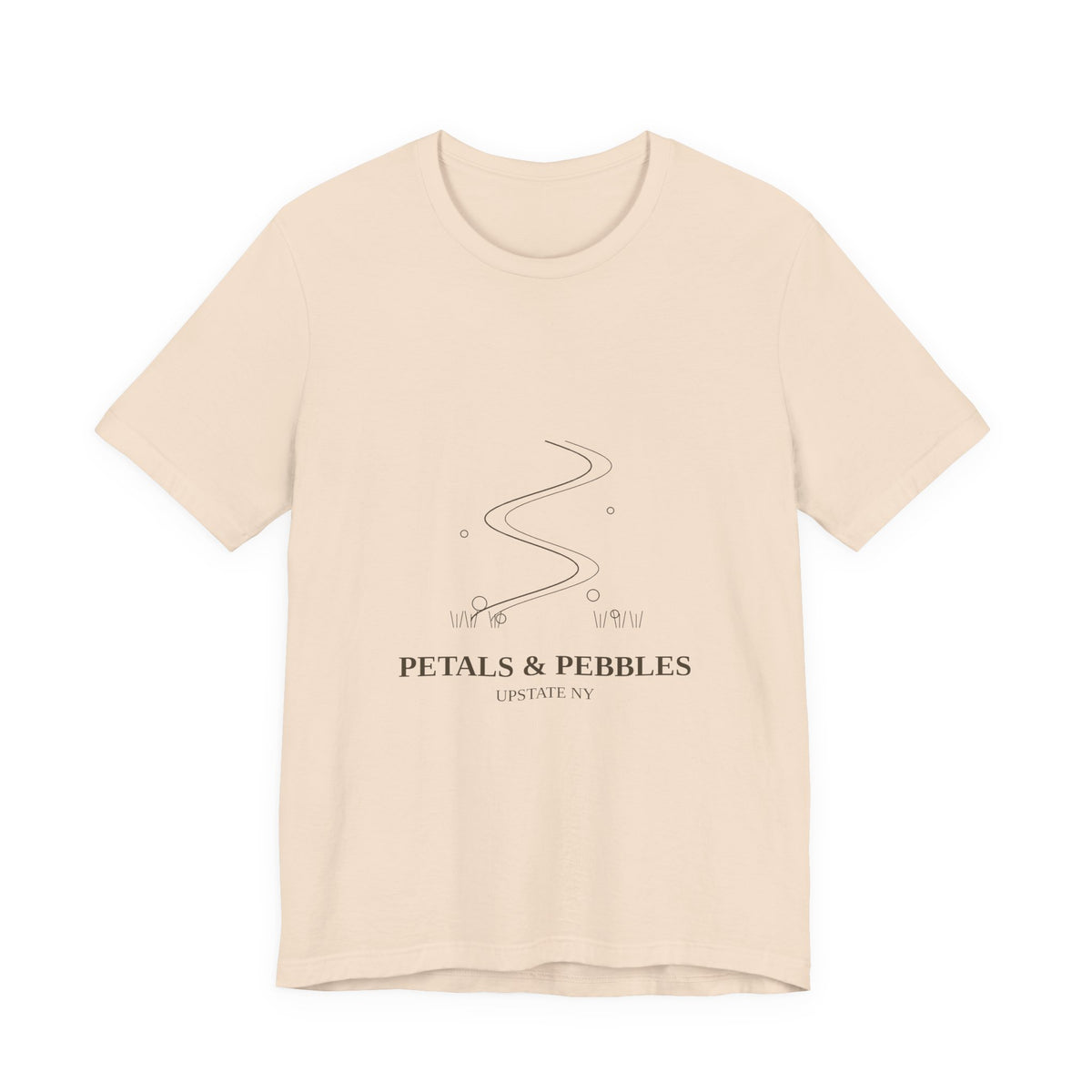 Creek Tee — Petals & Pebbles Upstate NY Unisex T-Shirt – product photo 2 of 8