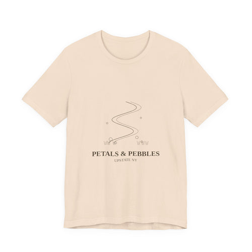 Creek Tee — Petals & Pebbles Upstate NY Unisex T-Shirt – product photo 2 of 8