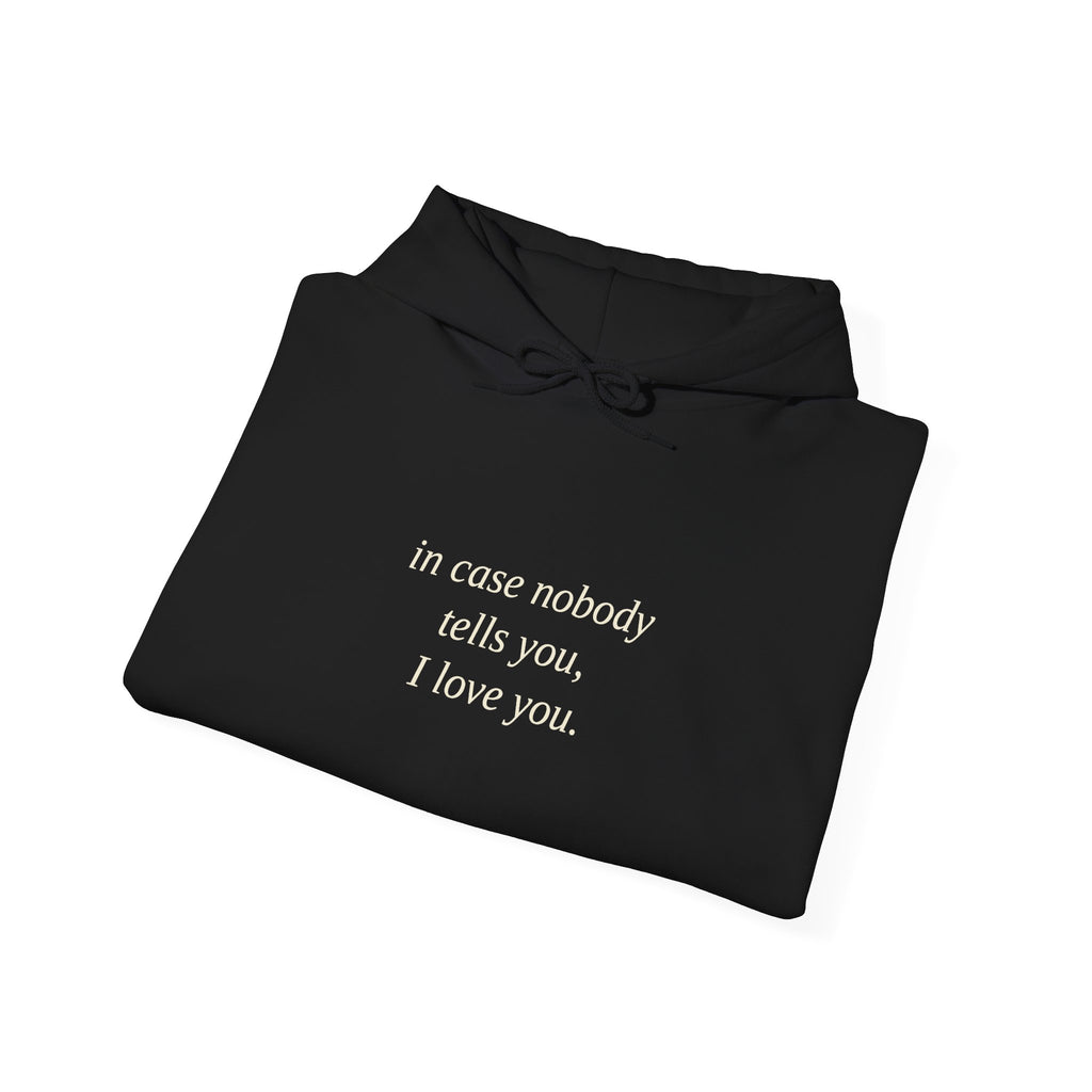 In Case Nobody Tells You Hoodie — 'I Love You' T8ertot – product photo 5 of 8