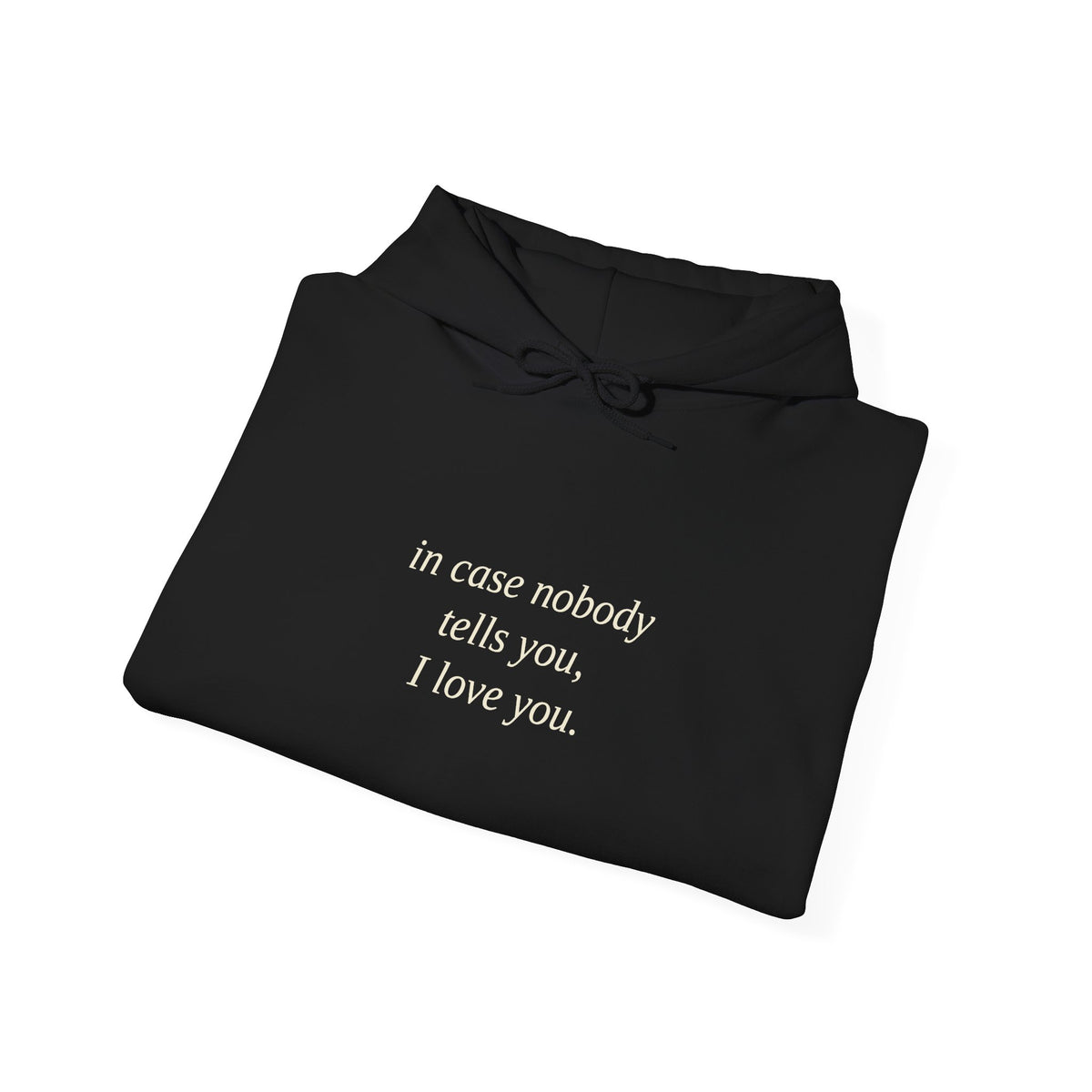 In Case Nobody Tells You Hoodie — 'I Love You' T8ertot – product photo 5 of 8