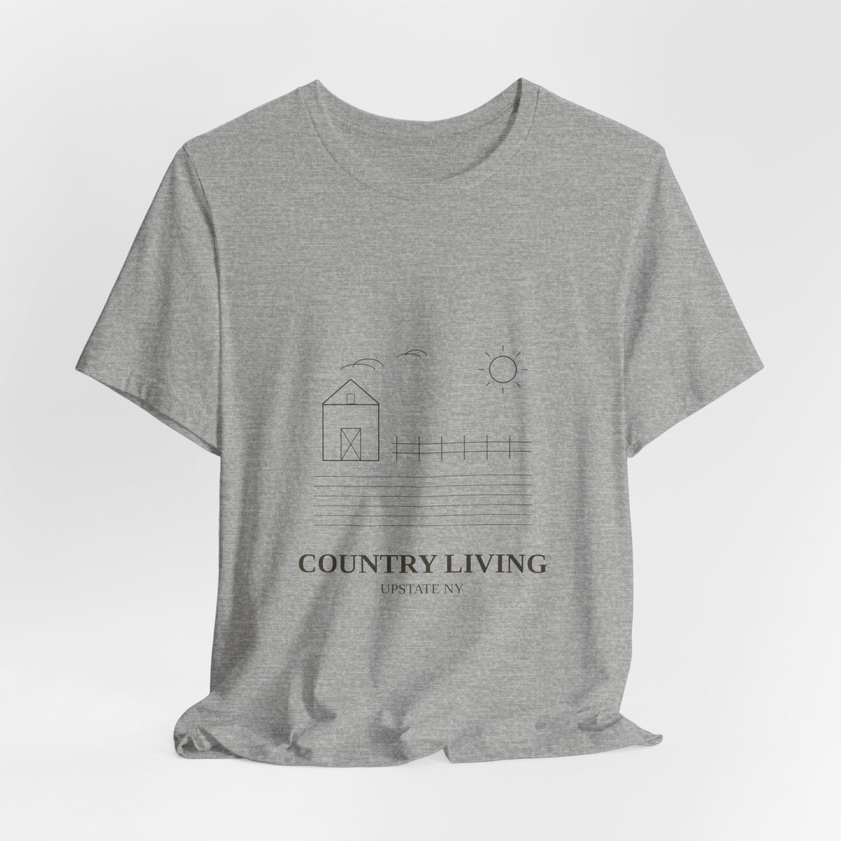 Country Living Tee — Upstate NY Unisex T-Shirt – product photo 8 of 8