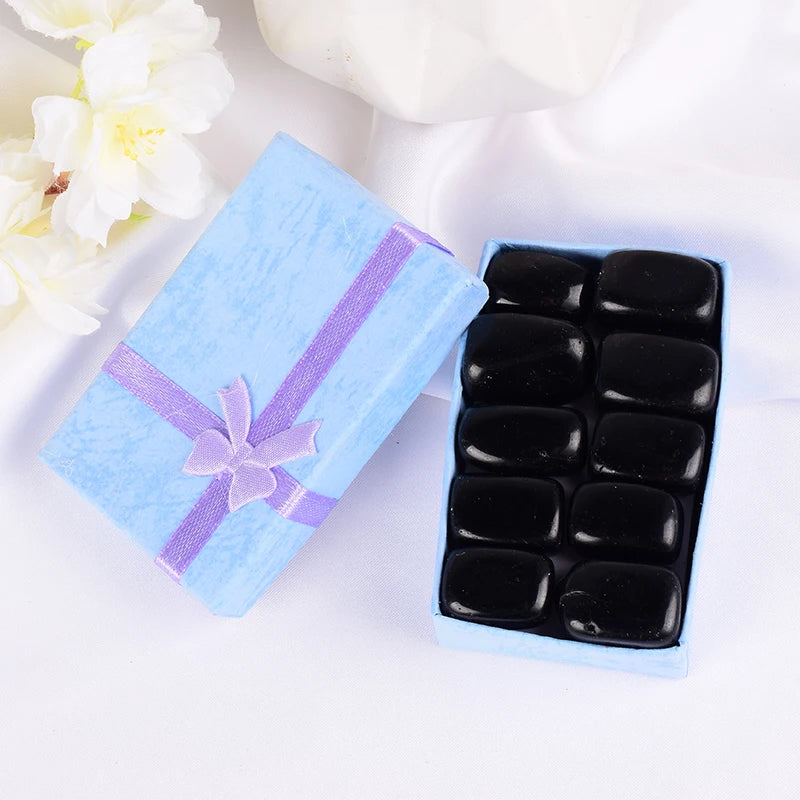 Natural Tumbled Crystal Stones - 10-Piece Chakra Set – product photo 16 of 17