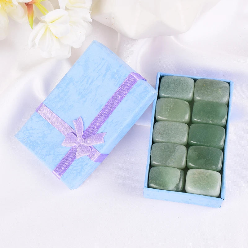 Natural Tumbled Crystal Stones - 10-Piece Chakra Set – product photo 17 of 17