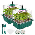 Seed Starter Tray with Humidity Dome – 2-Pack – product photo 1 of 6