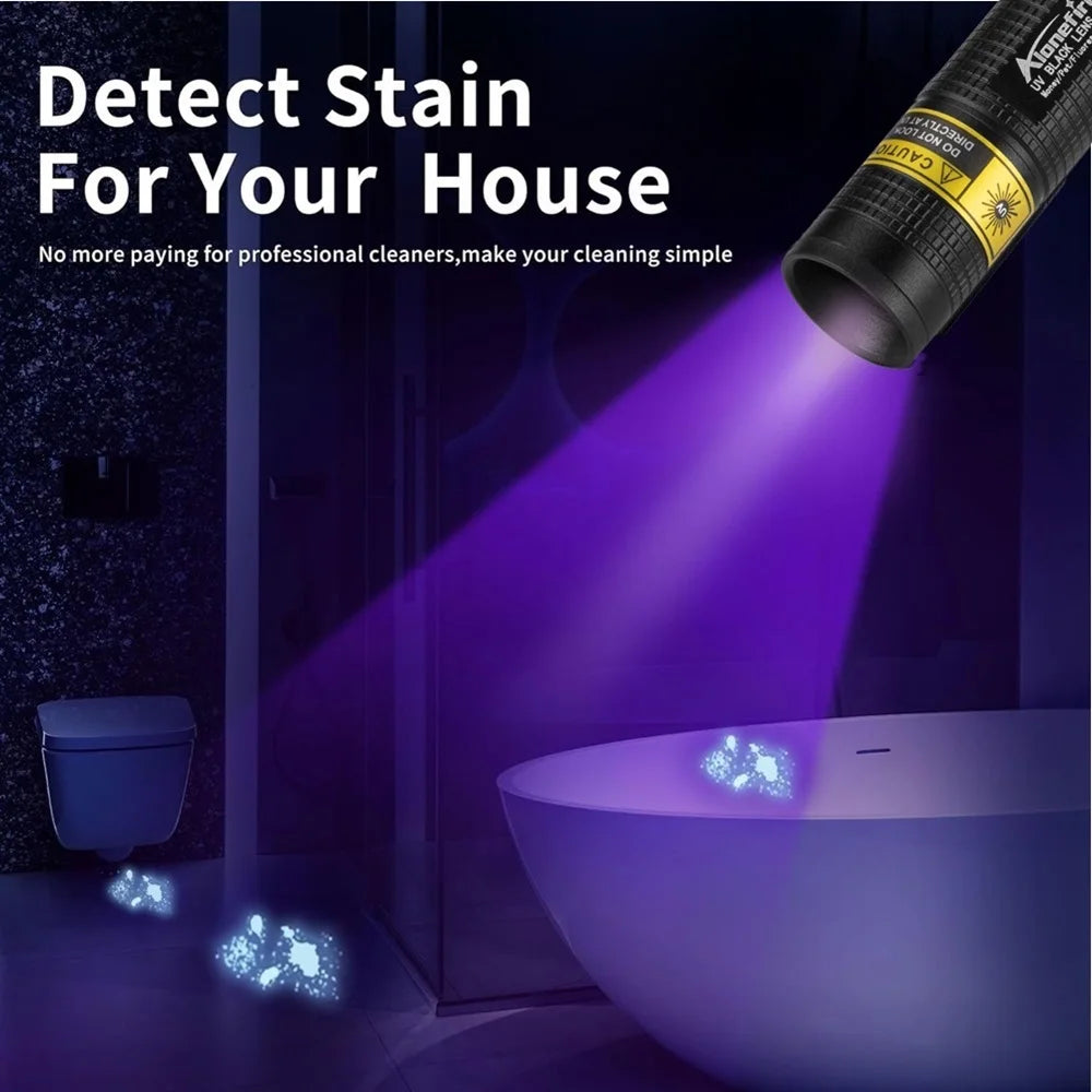 365nm UV Flashlight – Mini Blacklight – product photo 2 of 7