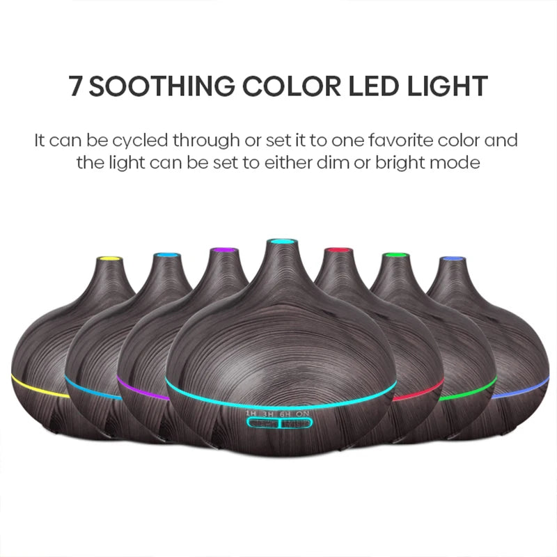 500ml Essential Oil Diffuser with Remote – product photo 3 of 5