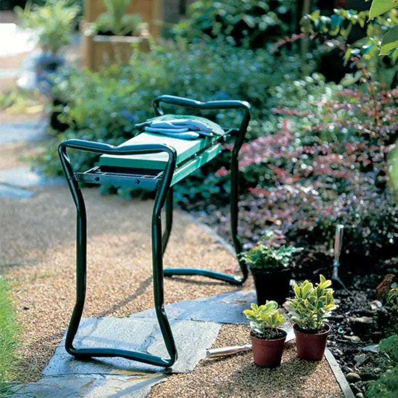Folding Garden Kneeler & Seat with Tool Bags – product photo 2 of 9