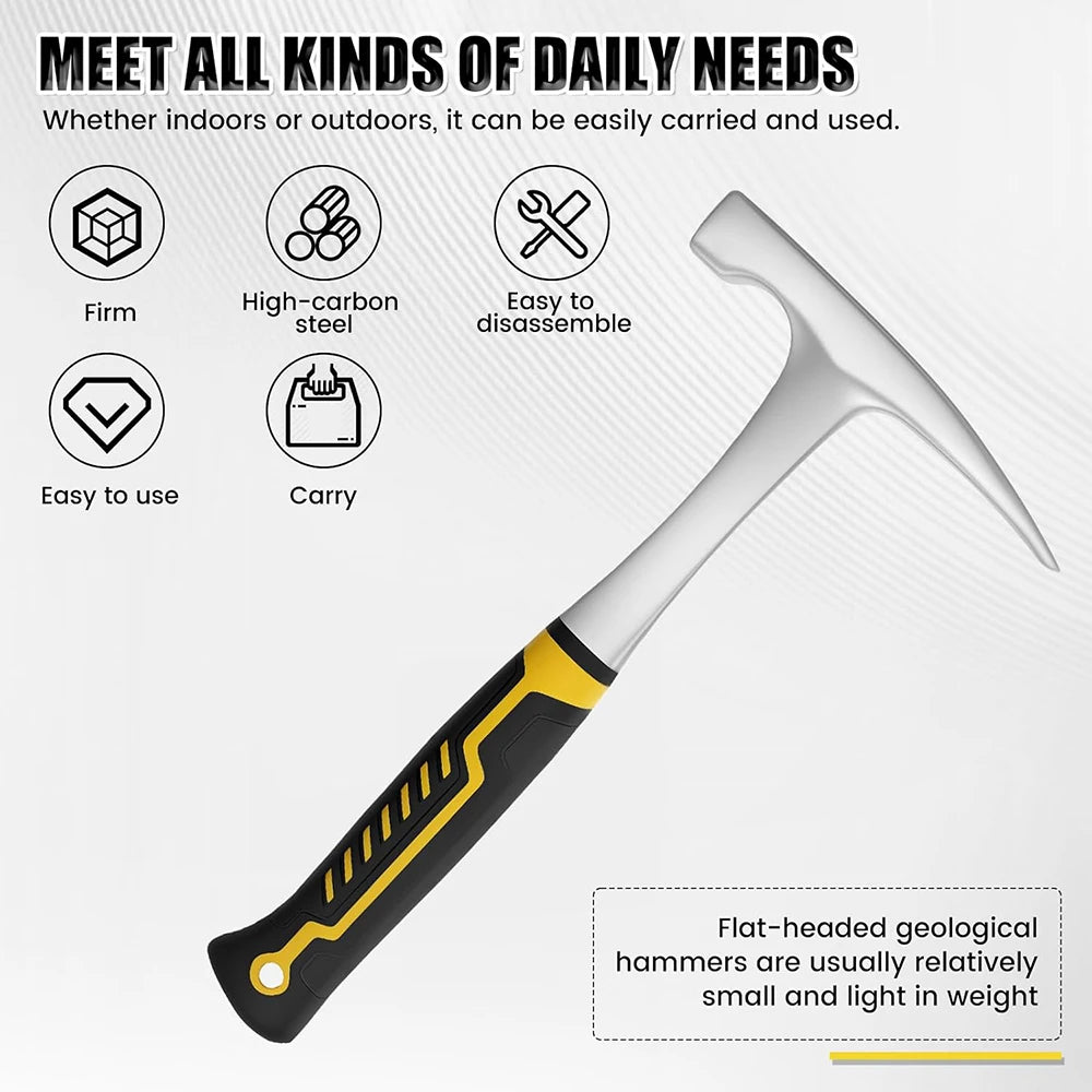 Steel Rock Pick Hammer for Geology & Rockhounding – product photo 2 of 8