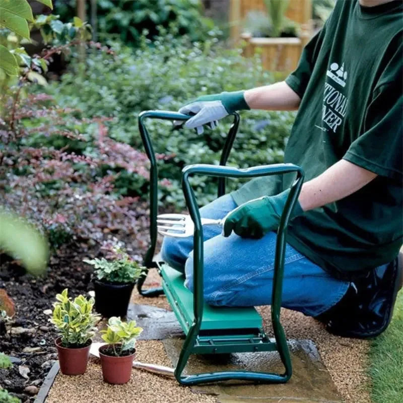 Folding Garden Kneeler & Seat with Tool Bags – product photo 1 of 9