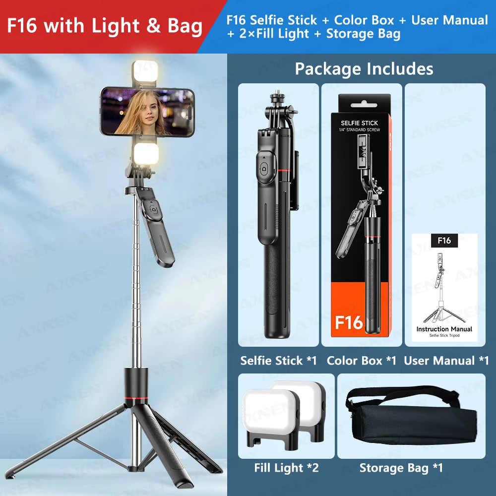 Phone Tripod Selfie Stick with Wireless Remote – product photo 7 of 9