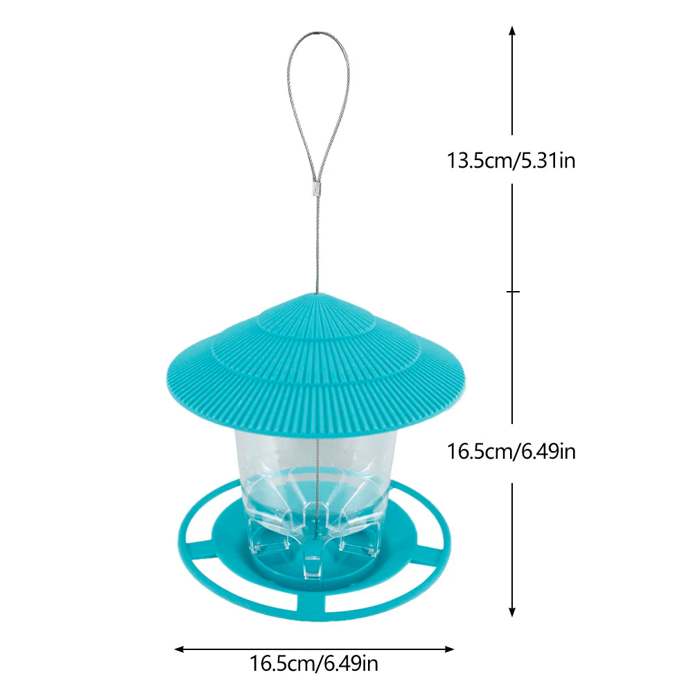 Hanging Wild Bird Feeder with Automatic Seed Dispenser – product photo 3 of 9
