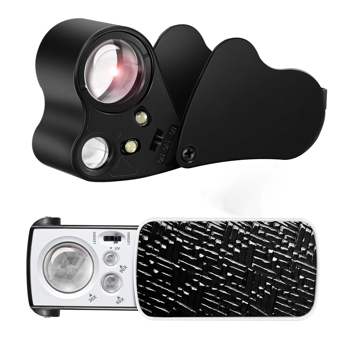 Jeweler's Loupe 30x/60x with LED – product photo 7 of 7