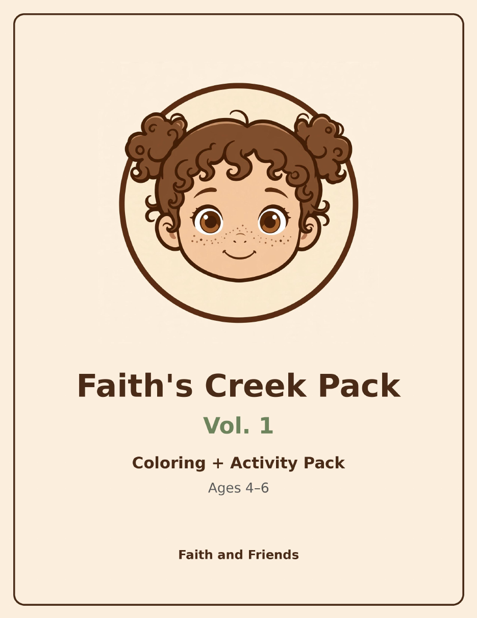 Faith's Creek Pack, Vol. 1 cover — Faith by the creek