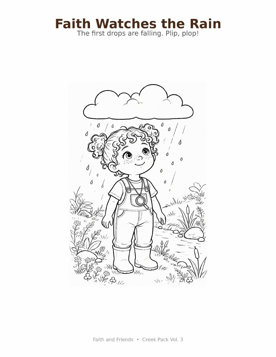 Inside page preview — Faith's Creek Vol. 3 coloring page