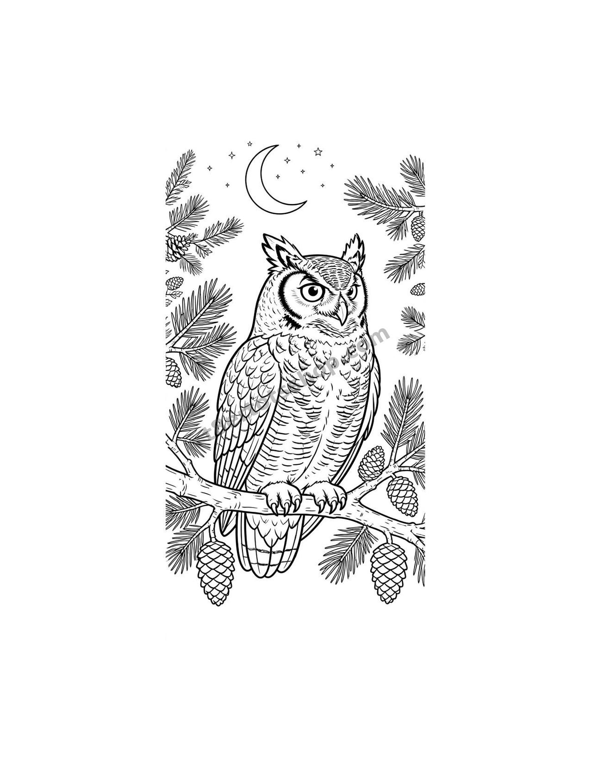 Woodland Creatures Coloring Pack — 8 Printable Pages