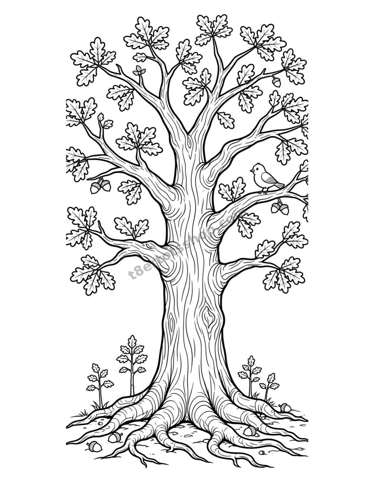 Petals & Pebbles Coloring Pack — 8 Printable Pages