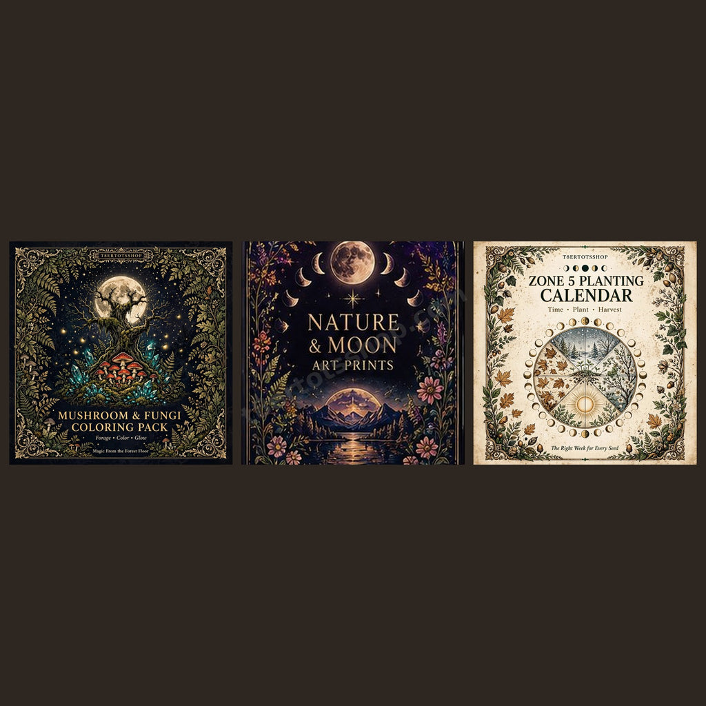 Holiday Gift Bundle — Coloring + Wall Art + Calendar