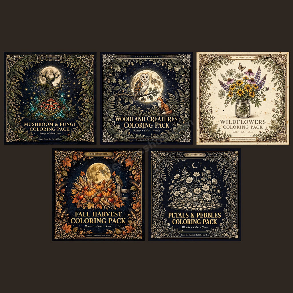 Ultimate Coloring Bundle — All 5 Packs + Color-by-Numbers